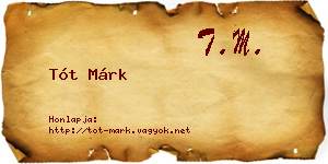 Tót Márk névjegykártya
