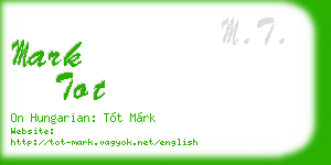 mark tot business card